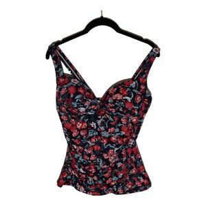 NWT Joules Women's Floral Swim Top‎ Size 8